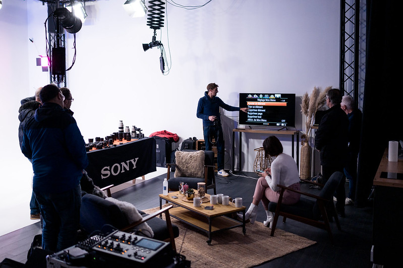 Présentation Sony studio vidéo