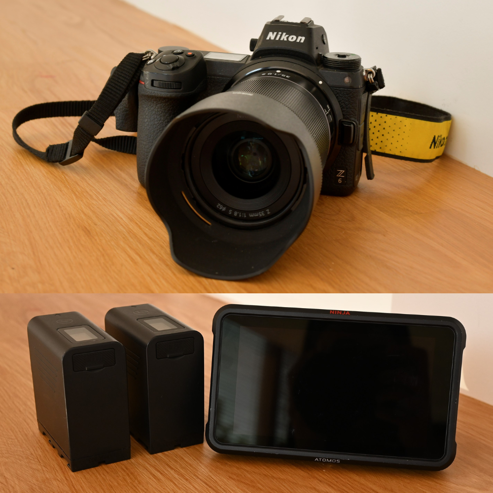 appareil photo Nikon Z6 + atomos - location matériel photo et vidéo - rennes - studio des arts numériques