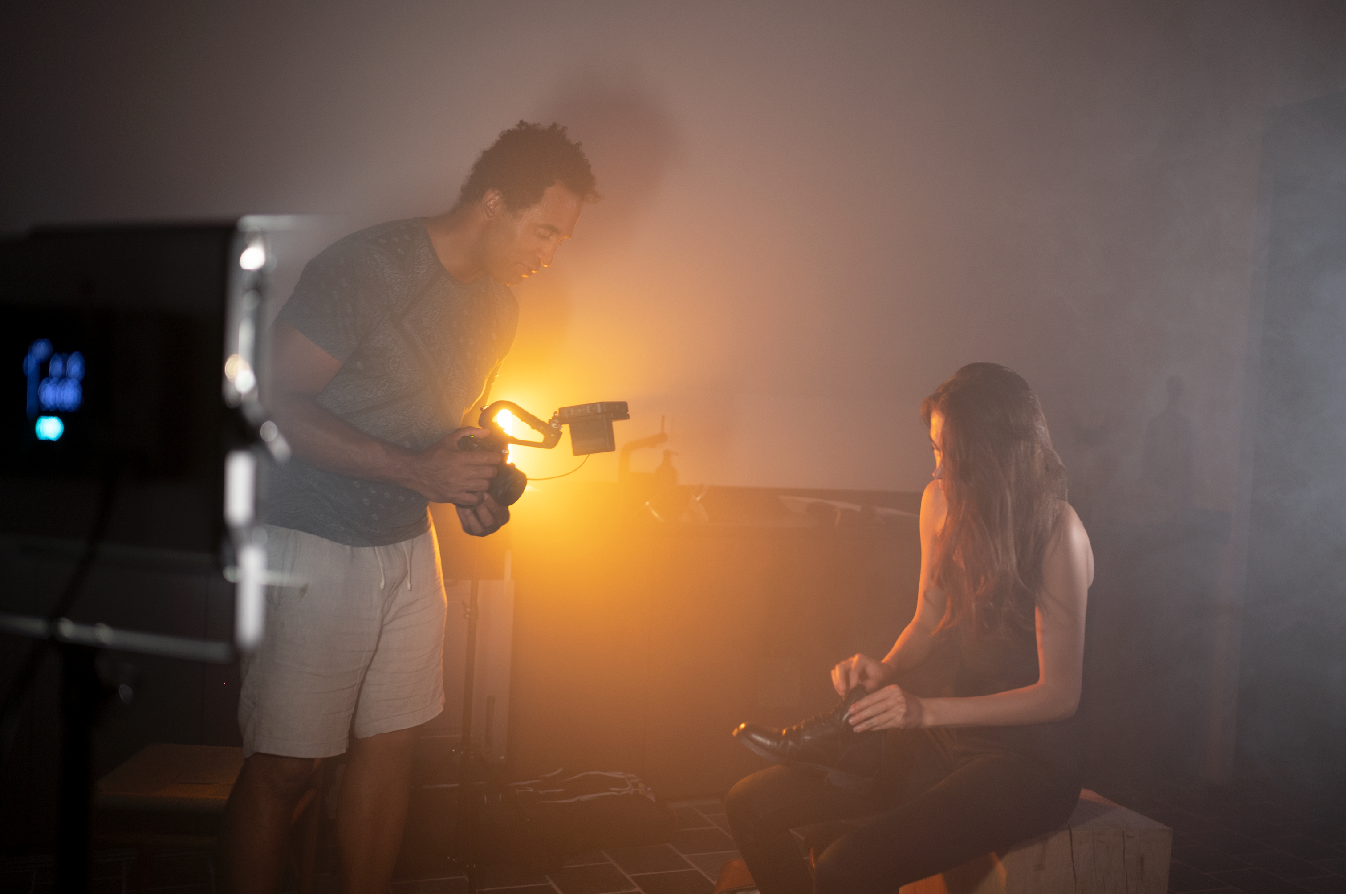 tournage_san production_court metrage_vidéo Shooting Not Your Girl - Studio vidéo