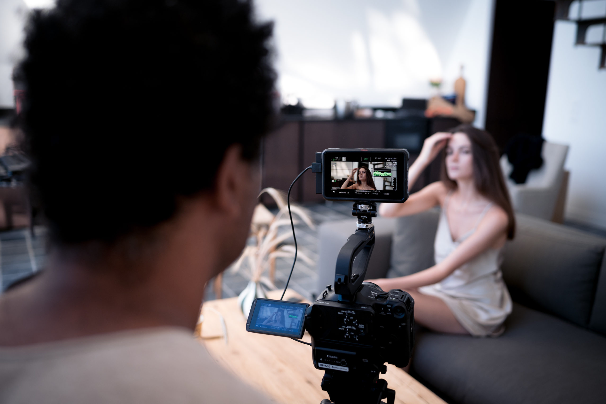 tournage_san production_court-metrage_vidéo Shooting Not Your Girl - Studio vidéo